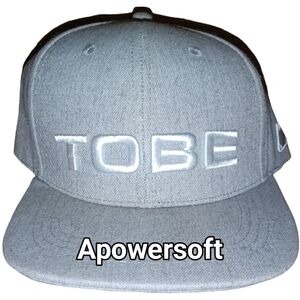 TOBE Light Grey Logo Snapback Hat
